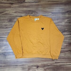 Yellow Disney Crewneck